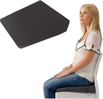 REX FOAM 11° Wedge Seat Cushion | High-Density Support for Car & Office | Improved Posture & Lumbar Relief